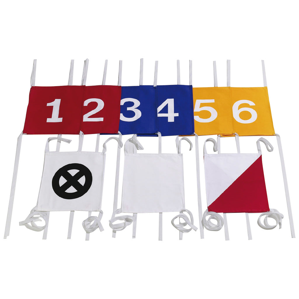 Taktische Zeichen mit Nummern und Symbolen