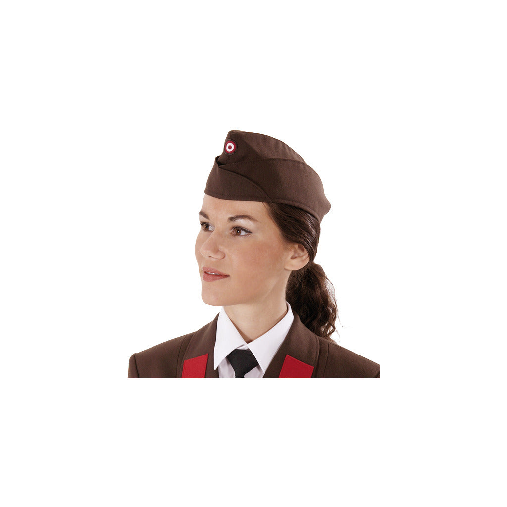 Schiffchenmütze "Damen" braun / lt. Vorschrift des ÖBFV