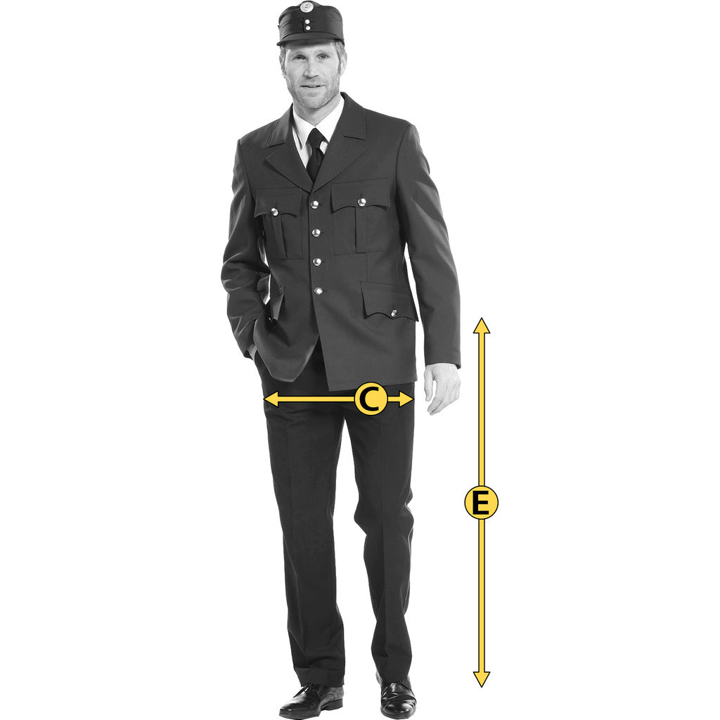 Diensthose "Herren" schwarz / lt. Vorschrift des ÖBFV