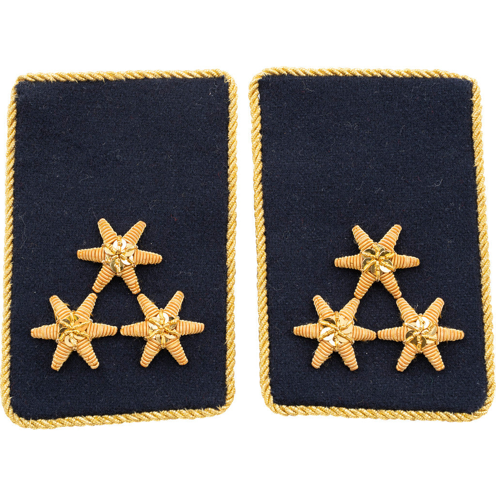 Kragenspiegel HV / mit Goldkordel