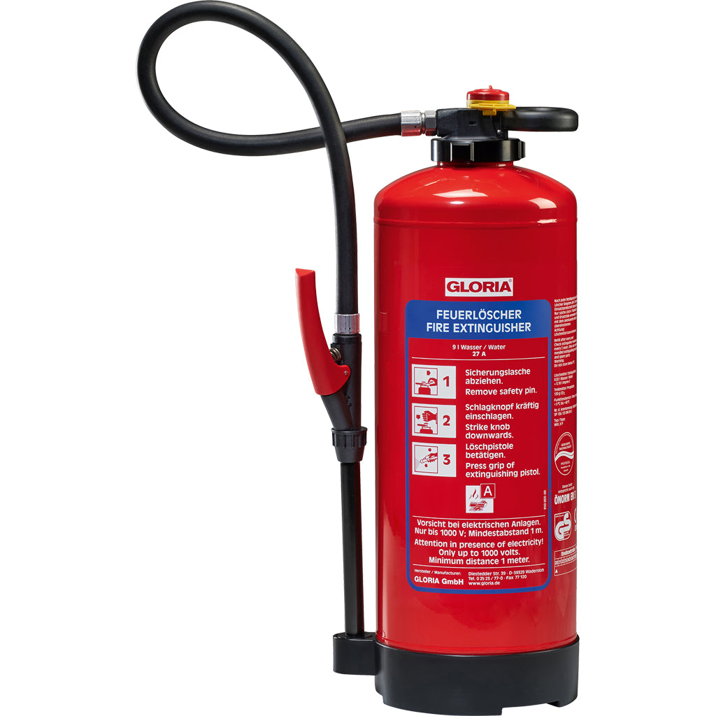 Wasser-Aufladefeuerlöscher mit Cool-Down-Effekt WKL 9 PRO
