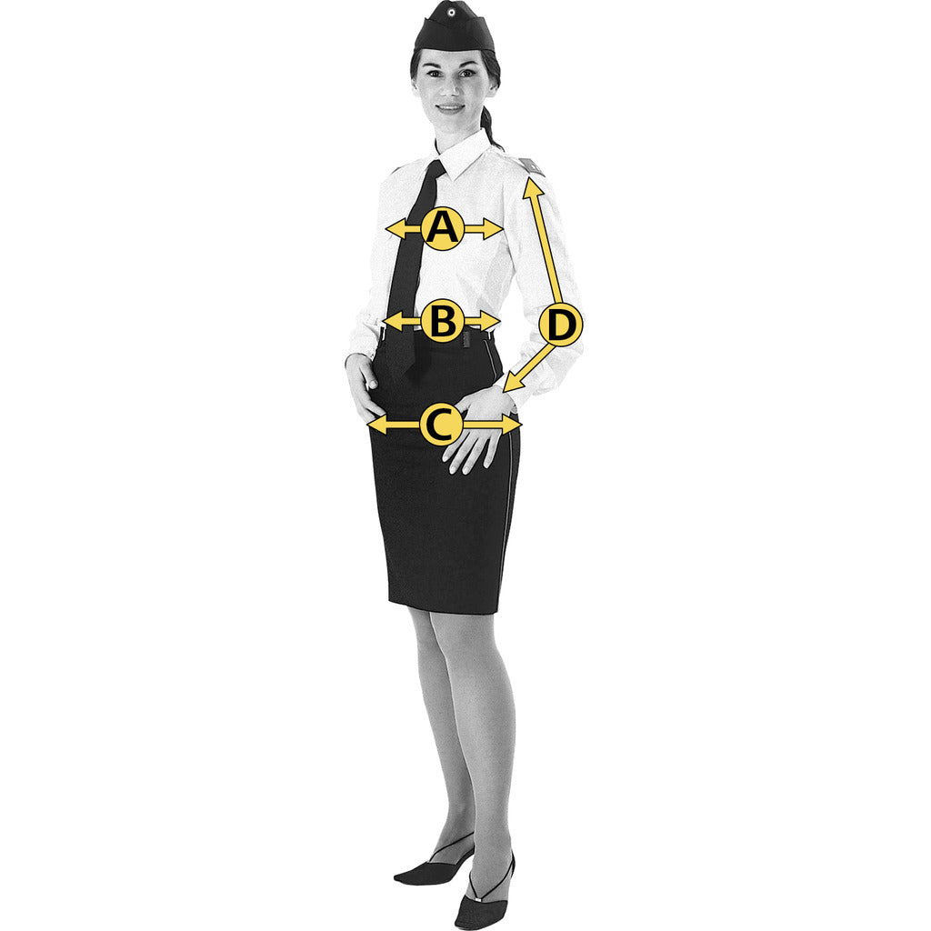 Dienstbluse "Damen" braun / lt. Vorschrift des ÖBFV