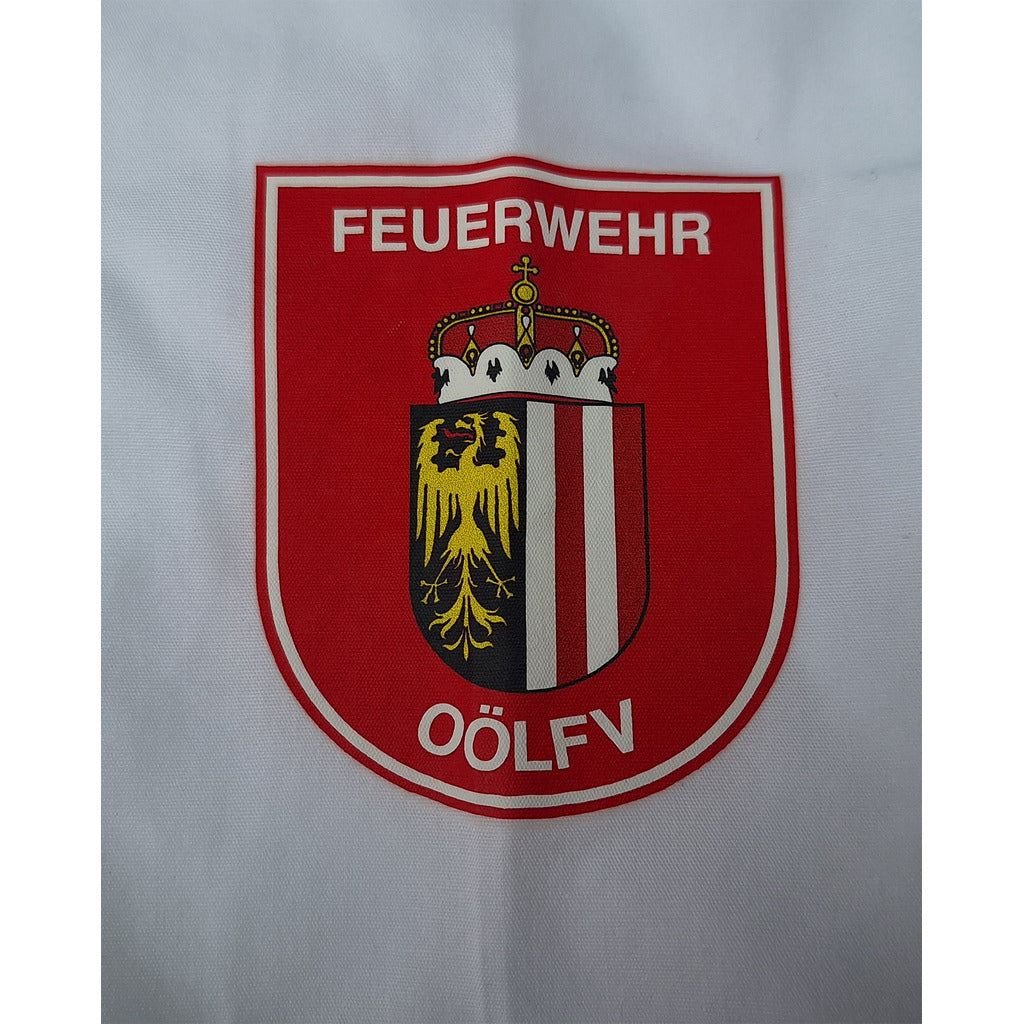 Option für Diensthemd OÖ weiß / OÖ Wappen + Name + CD