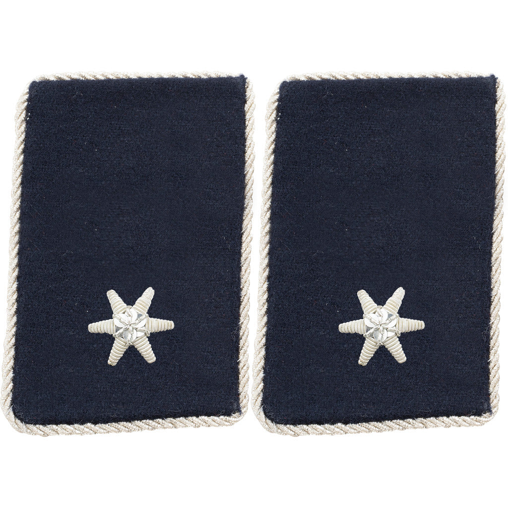 Kragenspiegel V / mit Silberkordel