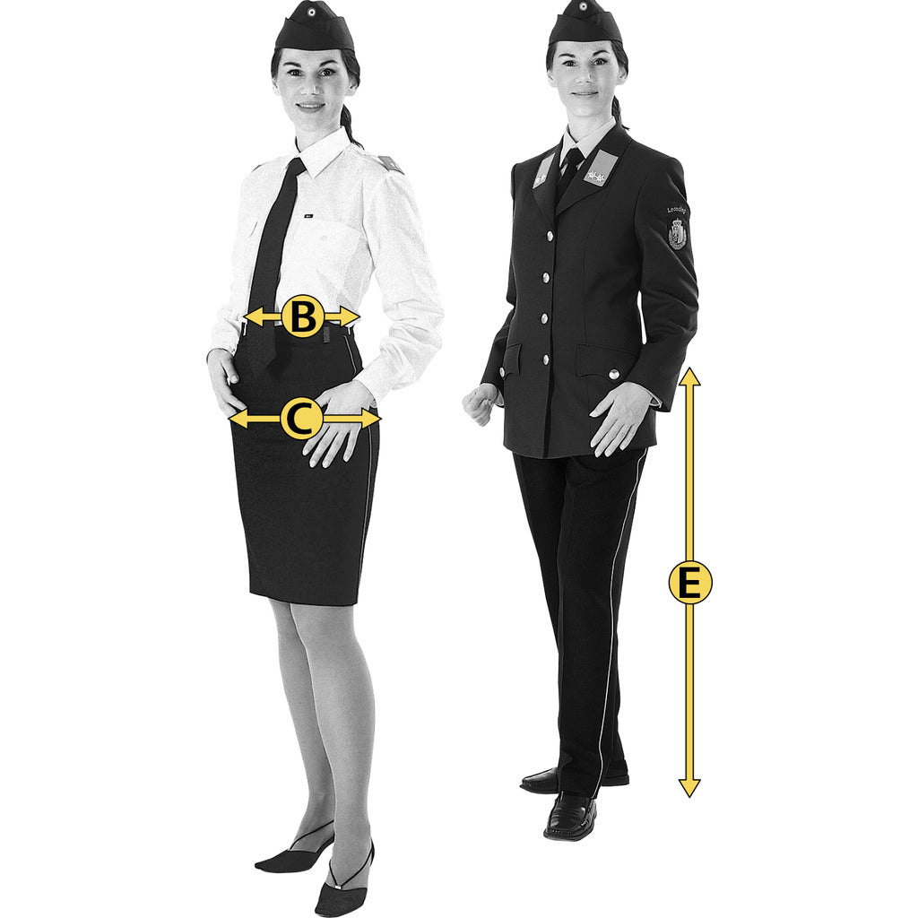 Diensthose "Damen" schwarz / lt. Vorschrift des ÖBFV