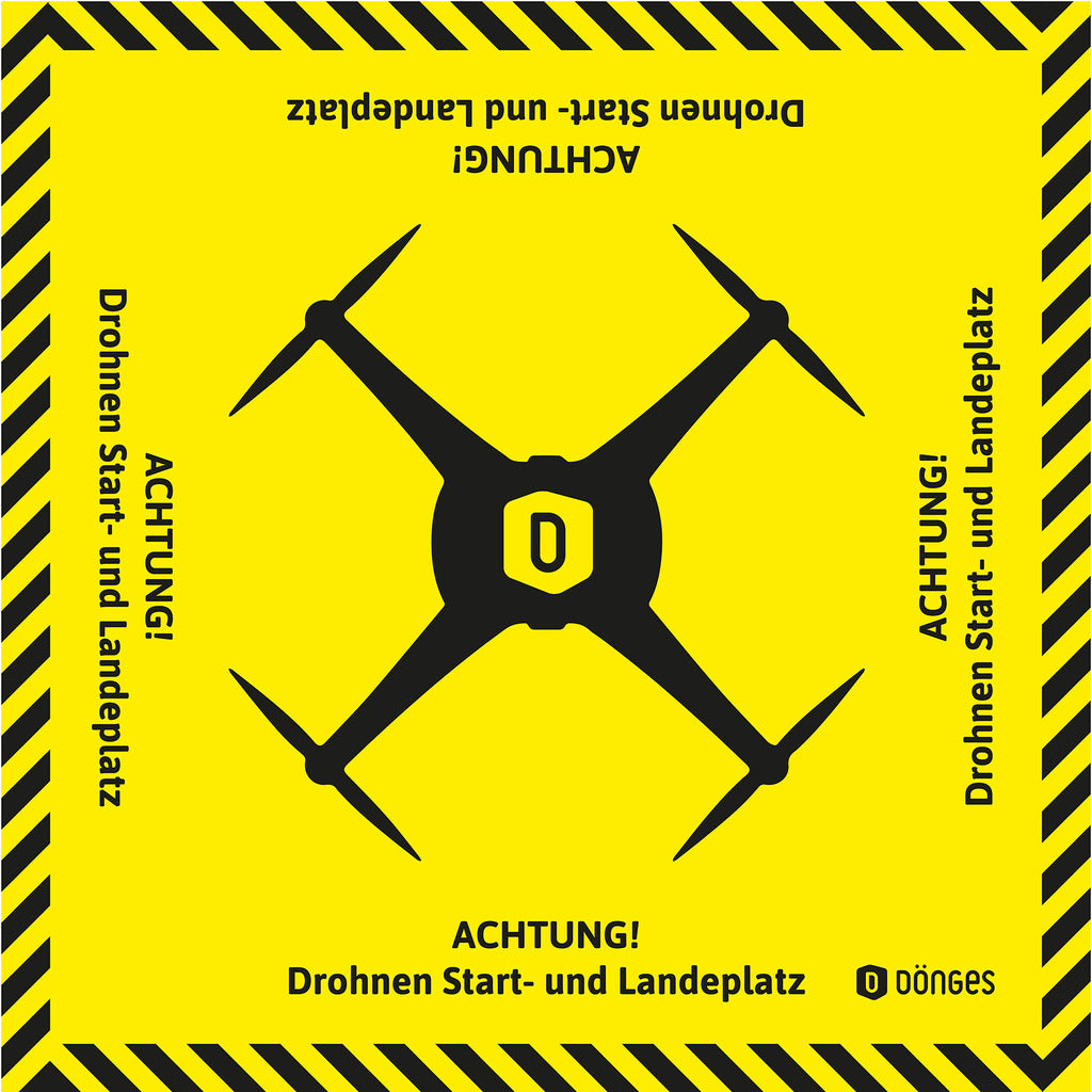 Bereitstellungsplane – Drohnenlandeplatz