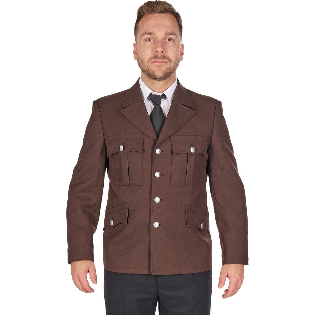Dienstbluse "Herren" braun / lt. Vorschrift des ÖBFV