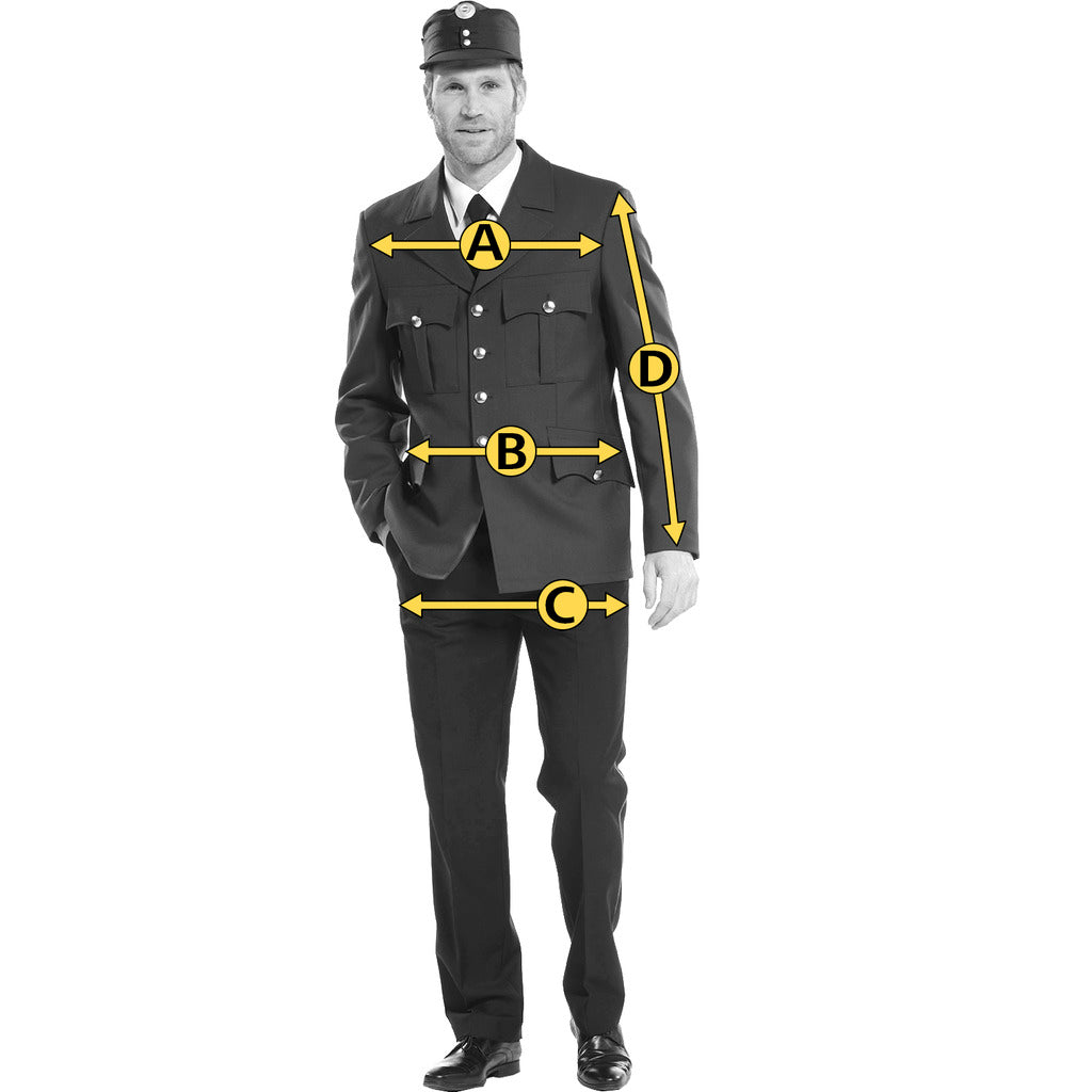 Dienstbluse "Kärnten Herren" blau / lt. Vorschrift des ÖBFV