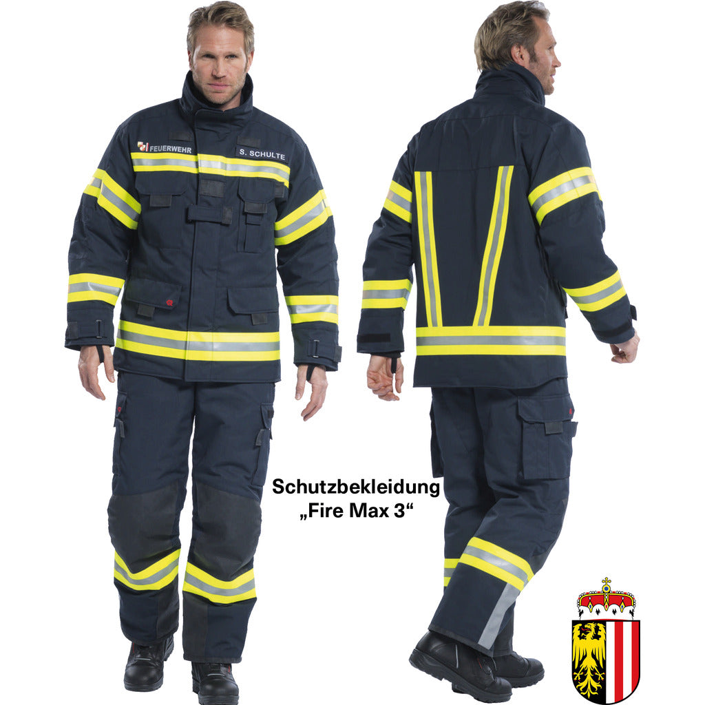 Schutzjacke "Fire Max 3 OÖ" / lt. Vorschrift ÖBFV