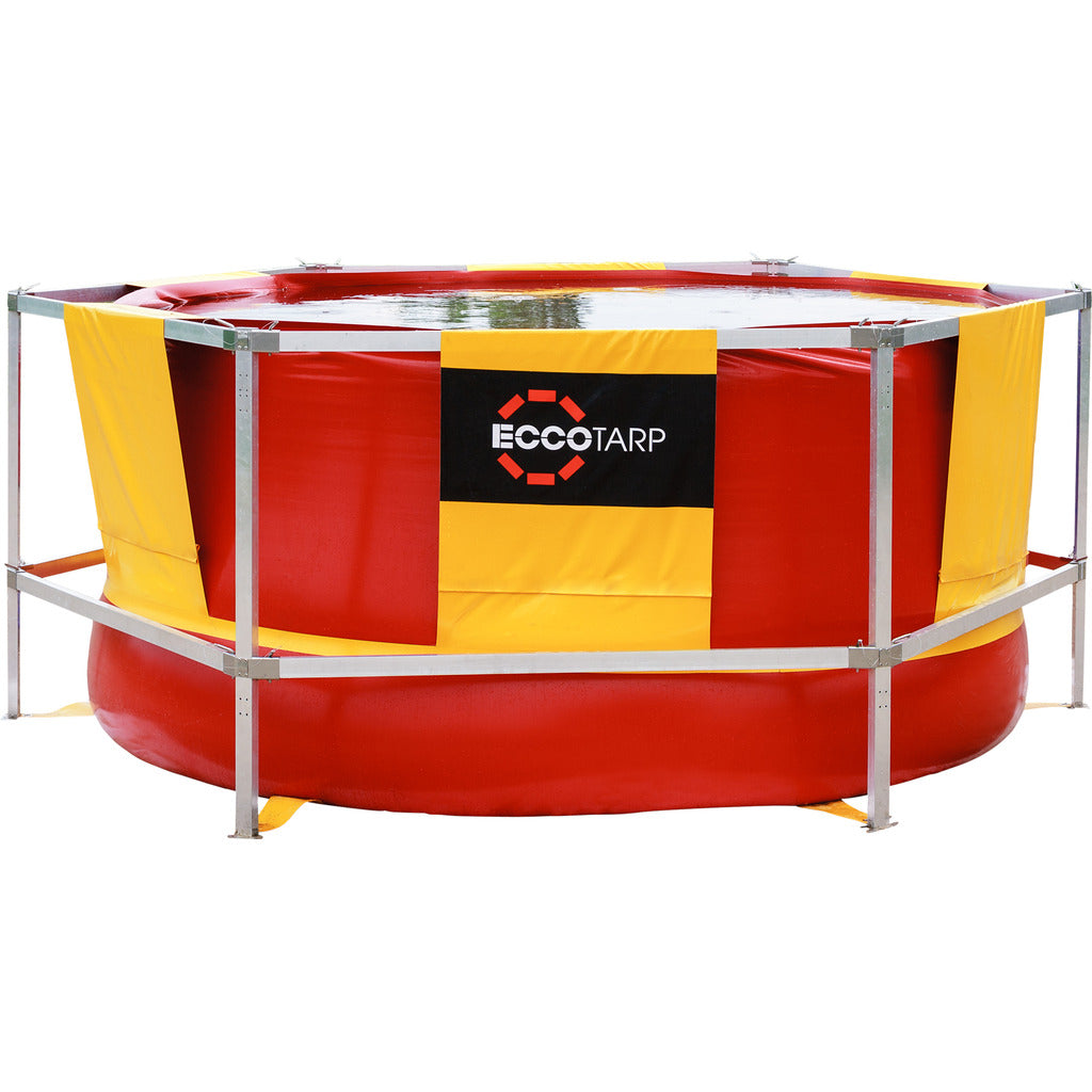 Großvolumenbehälter mit Gerüst