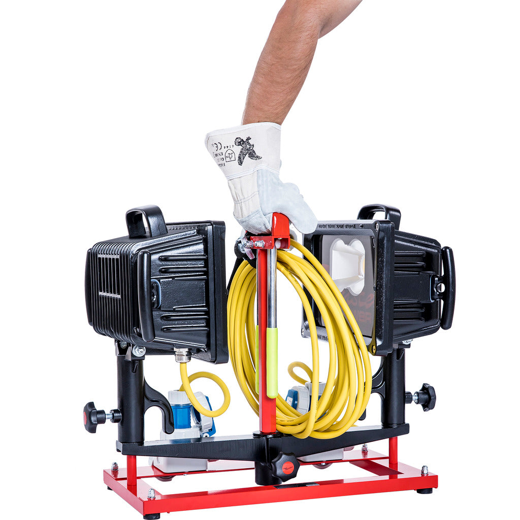 Trägermodul DUO-LIGHT 450 S mit 2 LED-Hochleistungsstrahler 180 AC