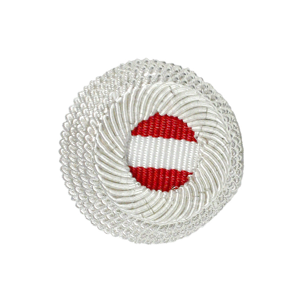 Mützenkokarden gestickt