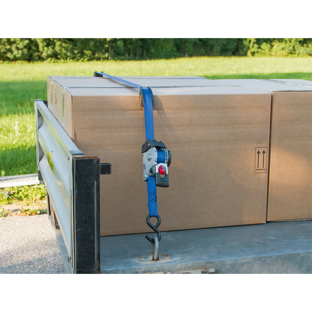 Automatik-Zurrgurt mit Aufrollfunktion / S-Haken