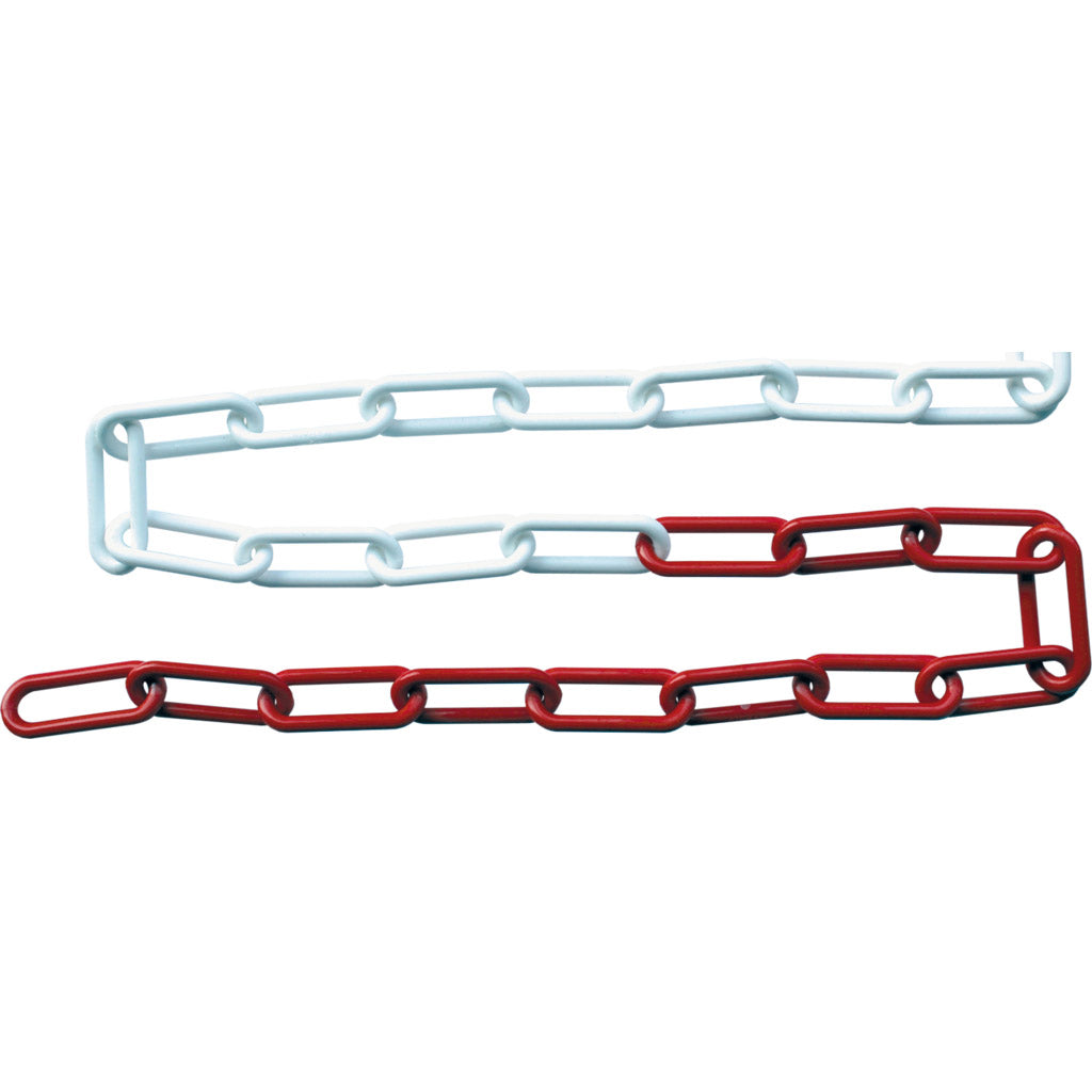 Absperrkette Kunststoff rot-weiß