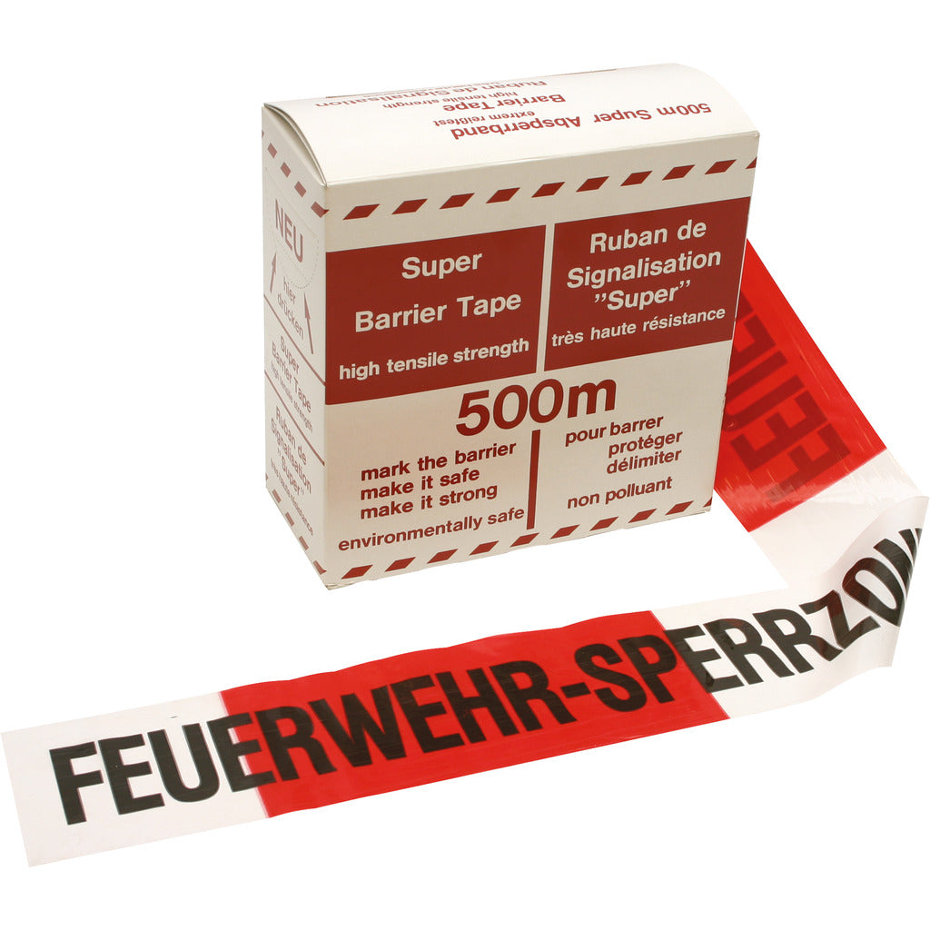 Absperrband &quot;FEUERWEHR-SPERRZONE"