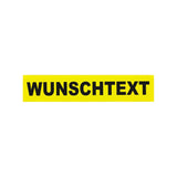 Reflexschild / Klett / Wunschtext 1 oder 2-zeilig