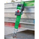 Automatik-Zurrgurt mit Aufrollfunktion / Spitzhaken