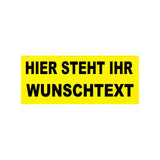 Reflexschild / Klett / Wunschtext 1 oder 2-zeilig