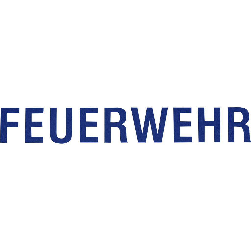 Schriftzug &quot;FEUERWEHR&quot; für HEROS Titan Feuerwehrhelme