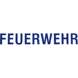 Schriftzug &quot;FEUERWEHR&quot; für HEROS Titan Feuerwehrhelme